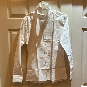 NWOT White Button Down Riding Shirt